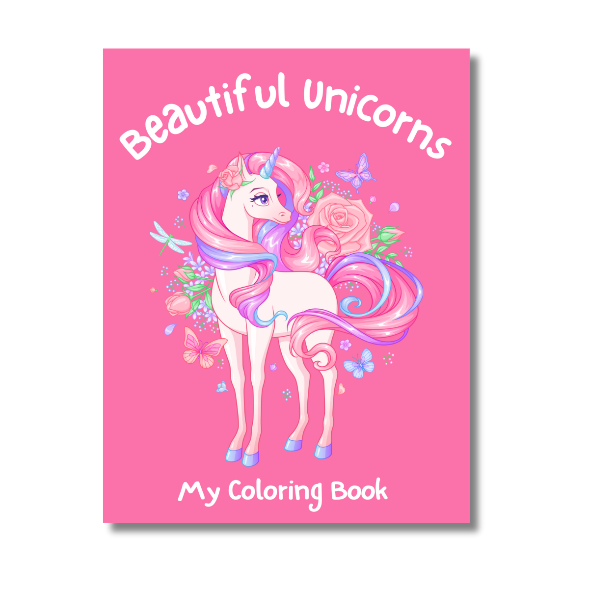 Beautiful Unicorns Coloring Book